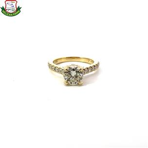 Women's Diamond Engagement Ring GIA Cert and Appraisal 1.83 CTW 14K Gold  Pre-owned